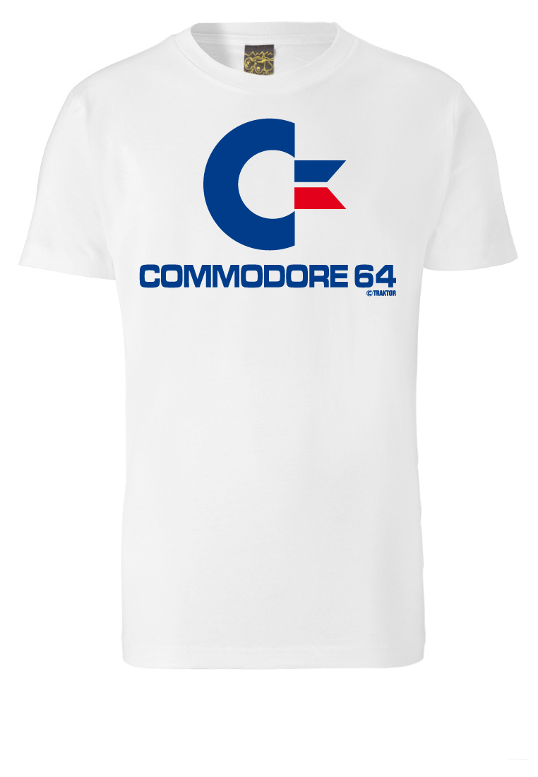 Футболка Logoshirt Commodore C64 Logo, белый