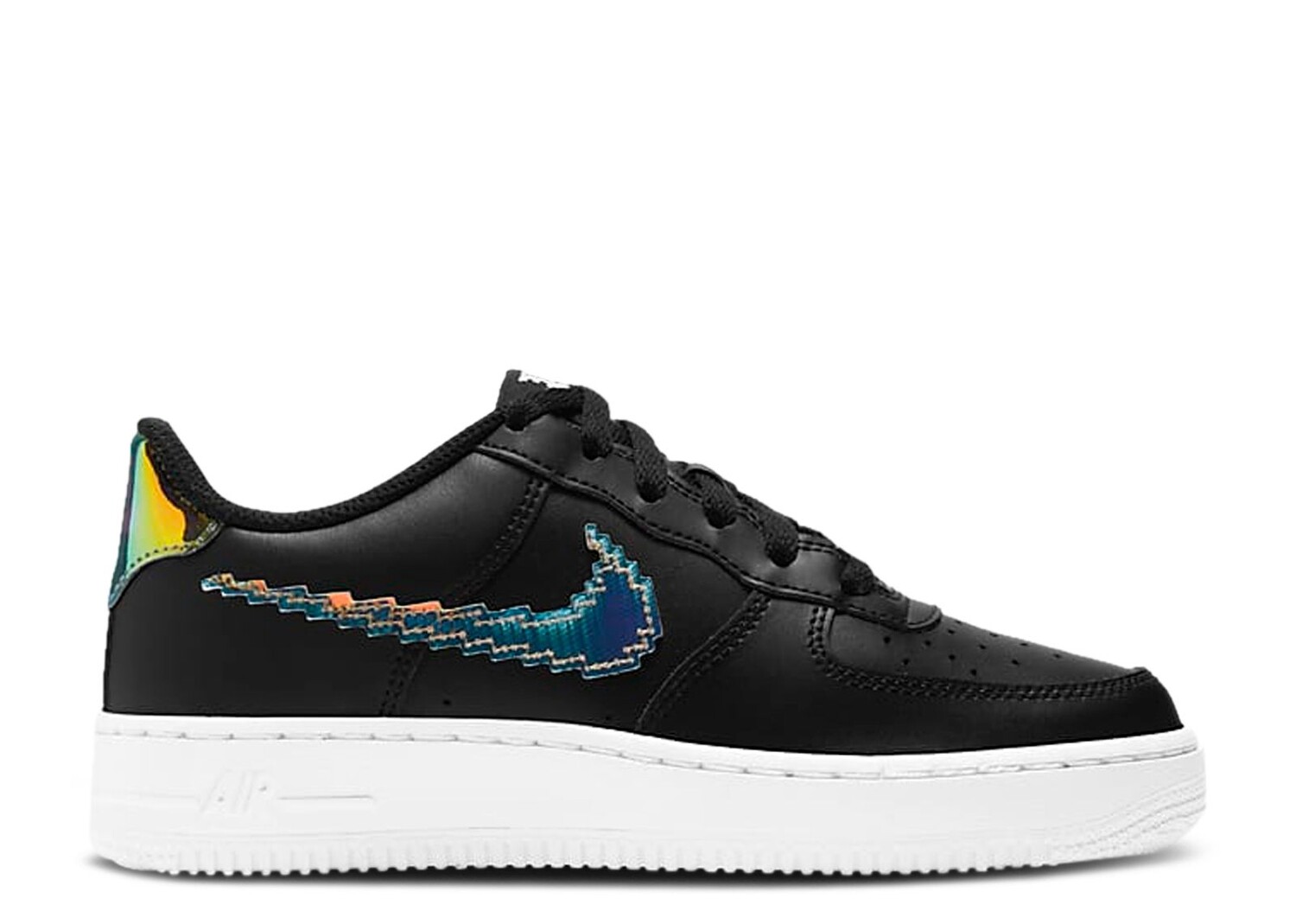 

Кроссовки Nike Air Force 1 Lv8 Gs 'Digital Swoosh - Black', черный