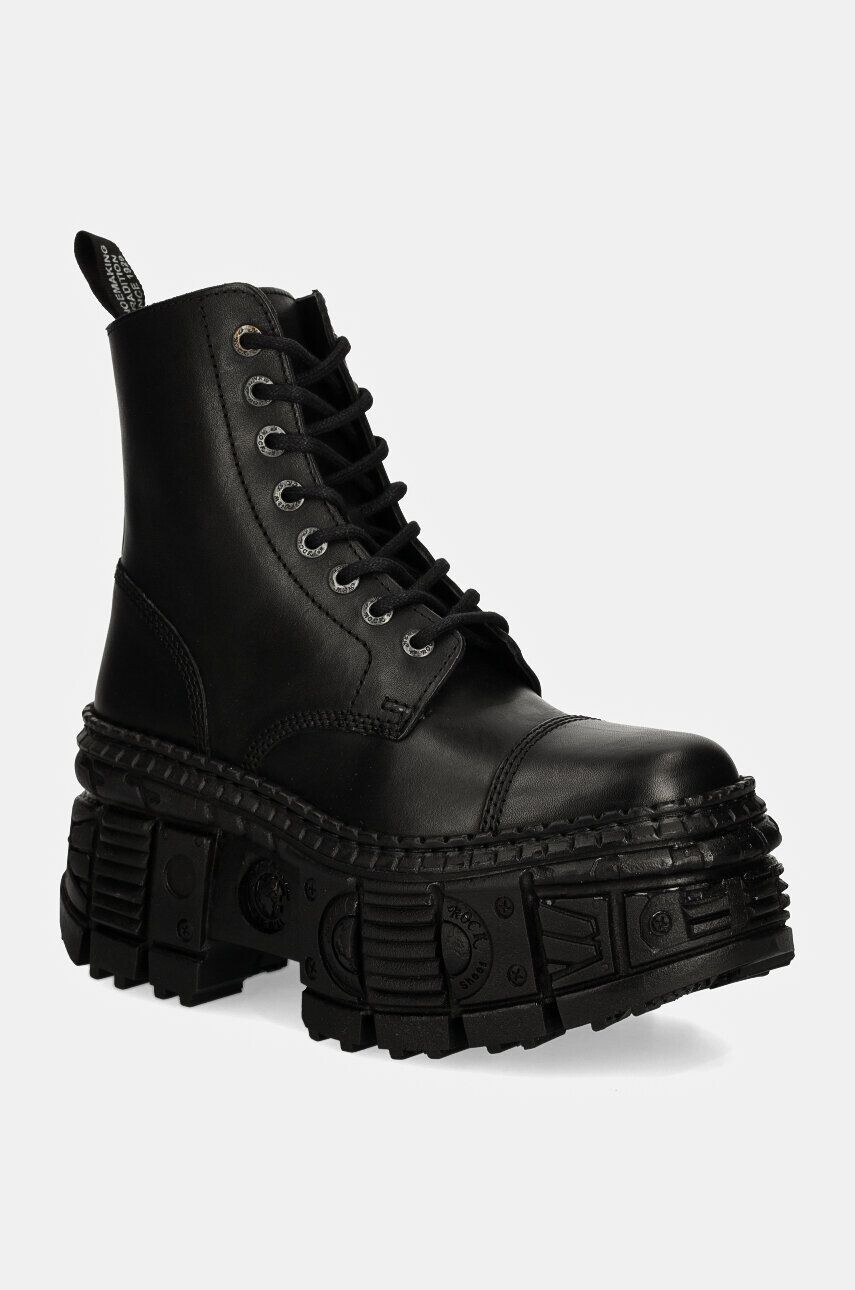 

Новые кожаные мотоциклетные ботинки Rock CRUST NEGRO + TANK CASCO NEGRO New Rock, черный