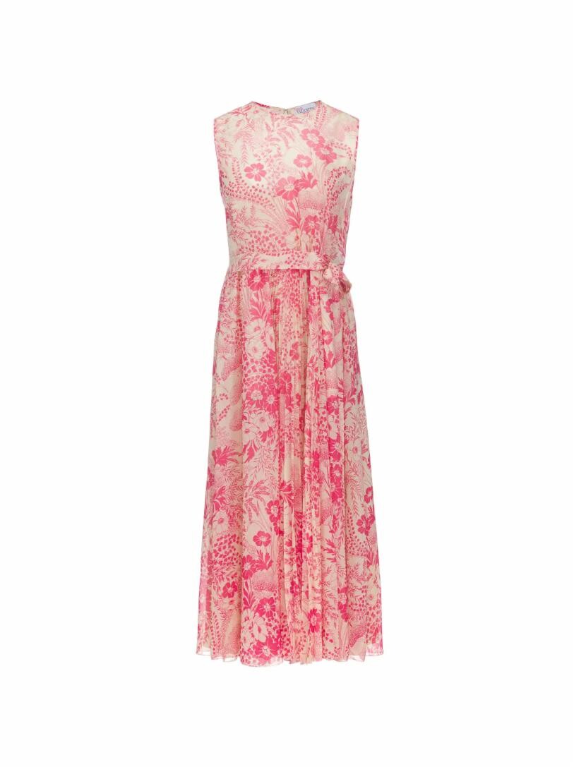 

Платье с цветочным принтом RED Valentino