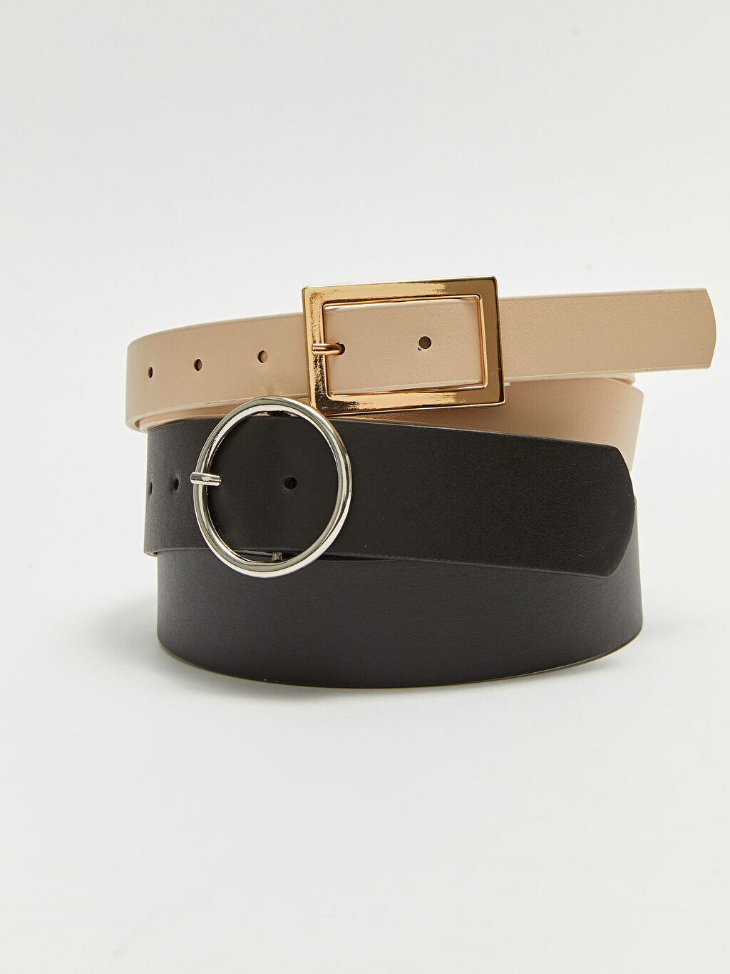 

Набор из 2 женских ремней с имитацией кожи LCW Accessories