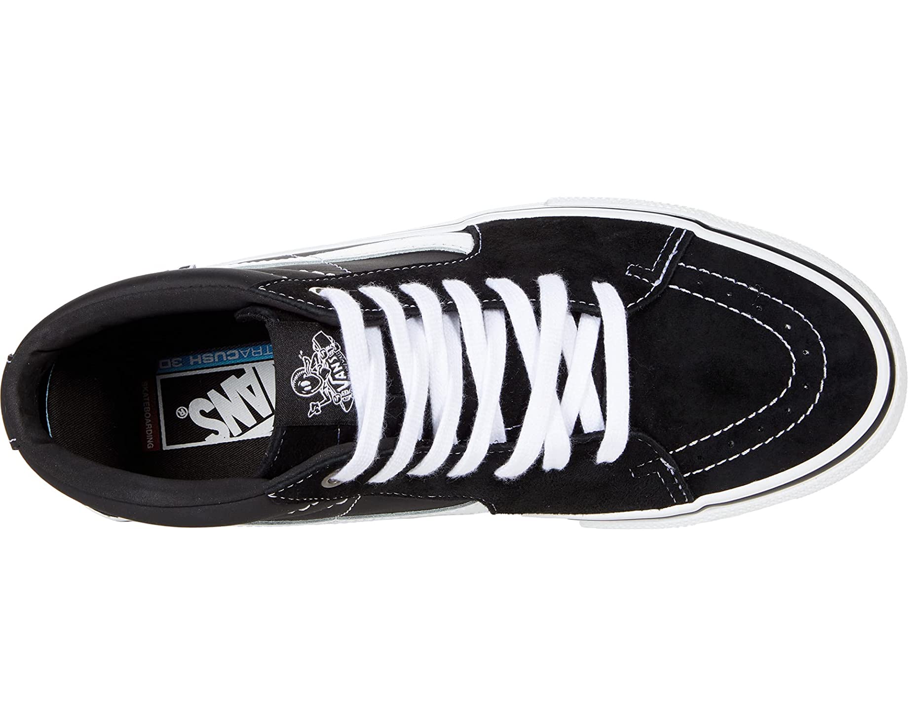 Кроссовки Skate Grosso Mid Vans, черный обувь для скейтбординга vans authentic черный