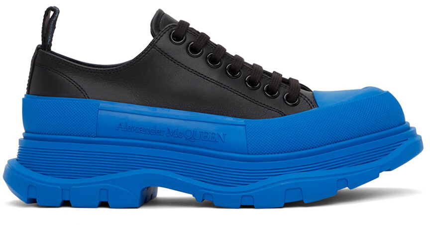 

Черно-синие низкие кроссовки Tread Slick Alexander McQueen