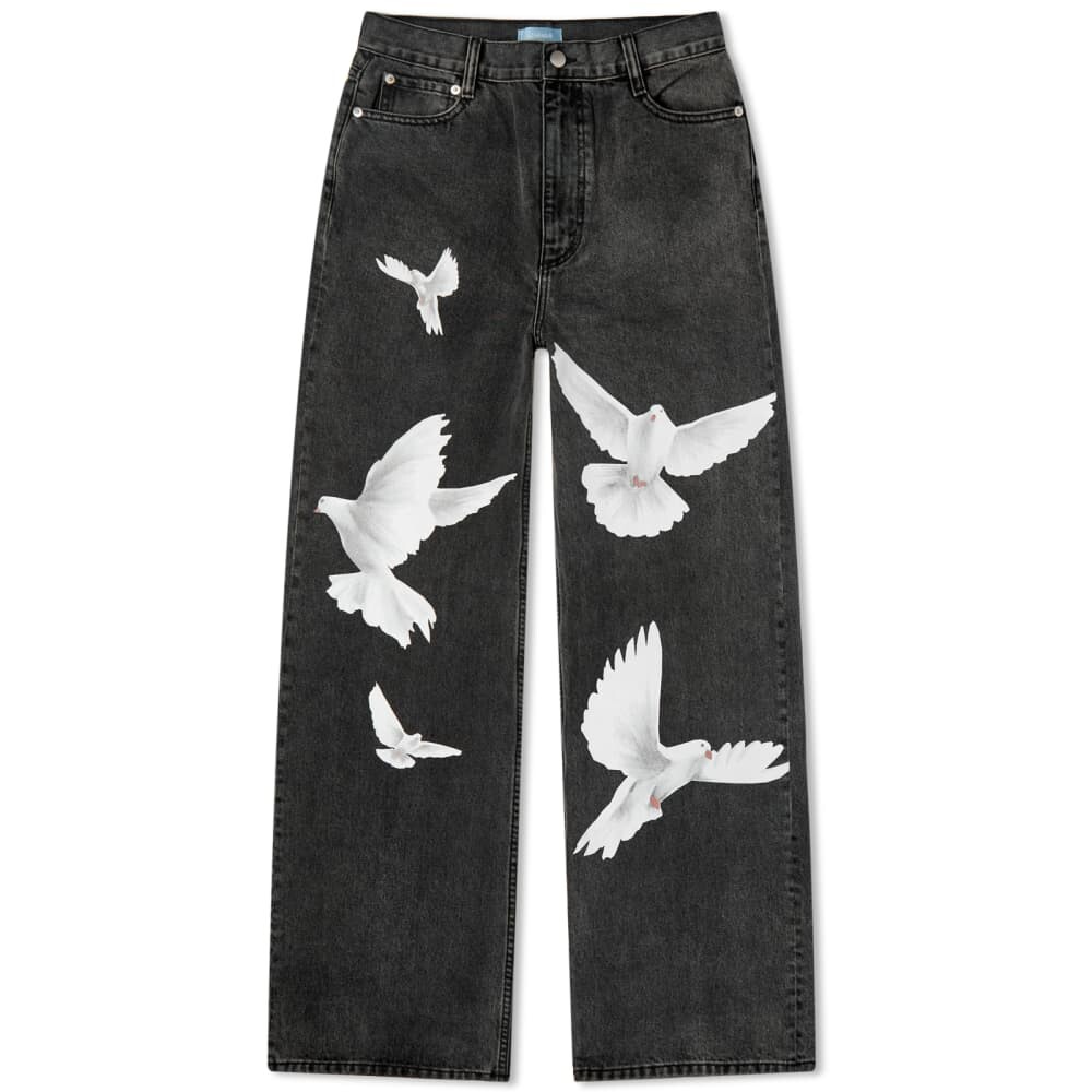 

Джинсы 3.Paradis Freedom Doves Wide Leg Jeans