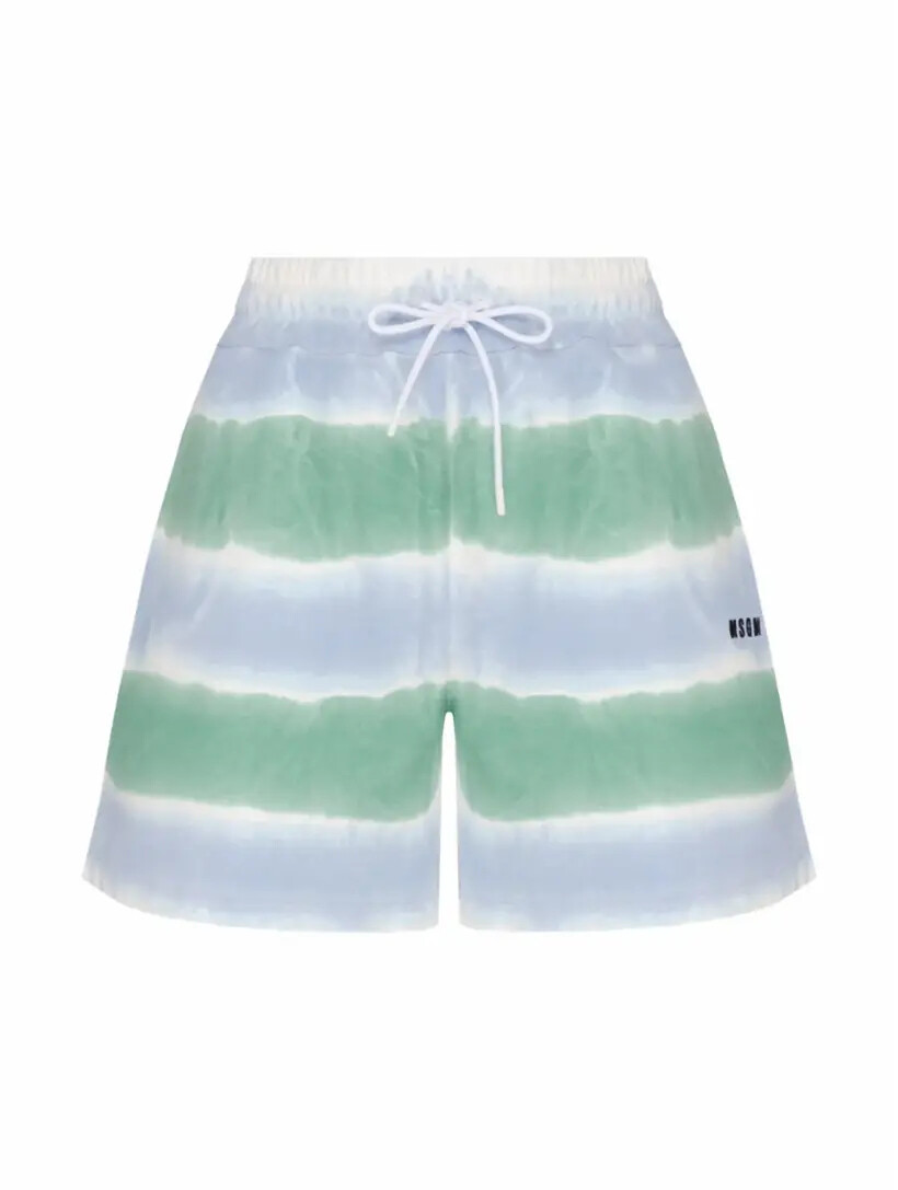 

Хлопковые шорты с принтом Tie Dye MSGM