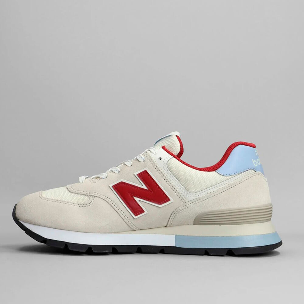 

Кроссовки New Balance 574, белый/красный/голубой