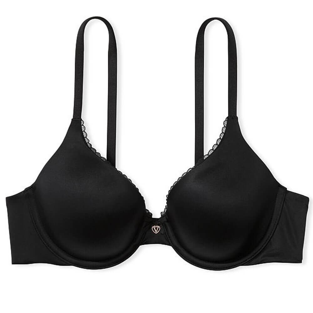 

Бюстгальтер с полным покрытием Victoria's Secret Body by Victoria Lightly Lined, черный