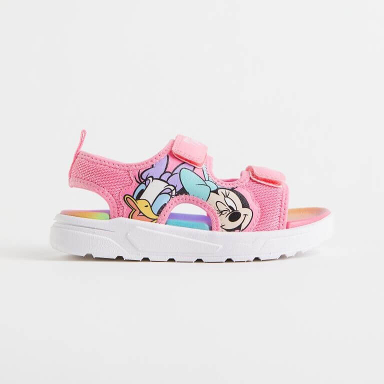 

Сандалии с принтом H&M Minnie Mouse, розовый