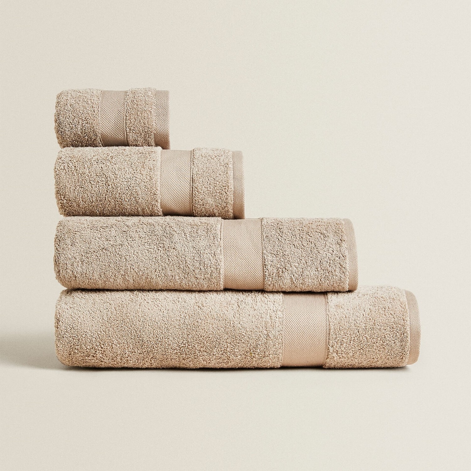 

Полотенце Zara Home Premium Cotton, бежевый