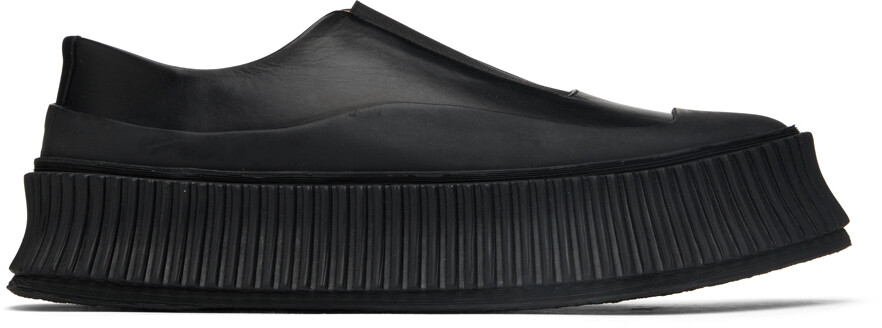 

Черные кроссовки на платформе Jil Sander