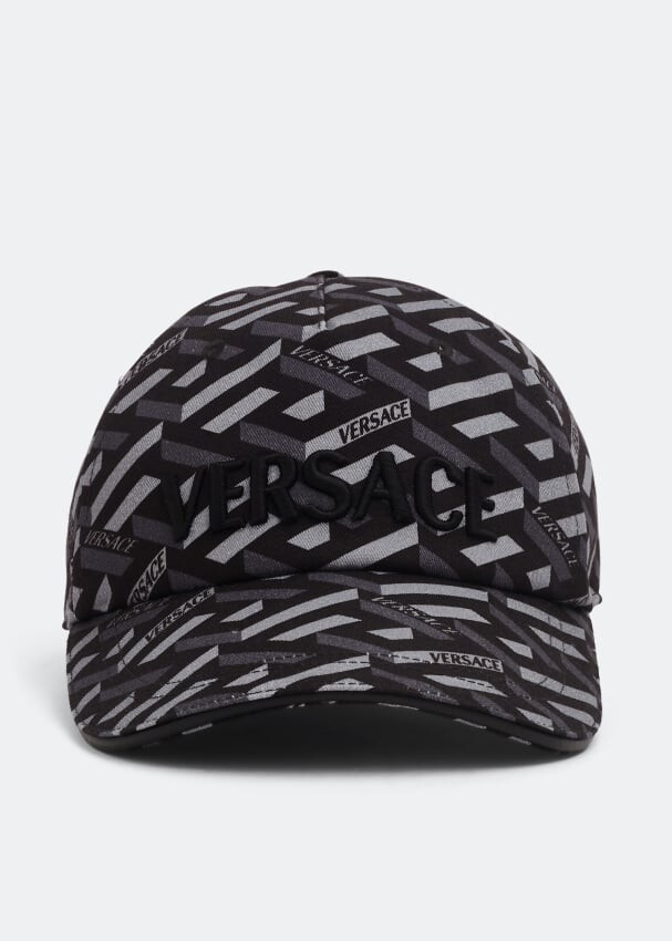 

Кепка VERSACE La Greca logo cap, серый