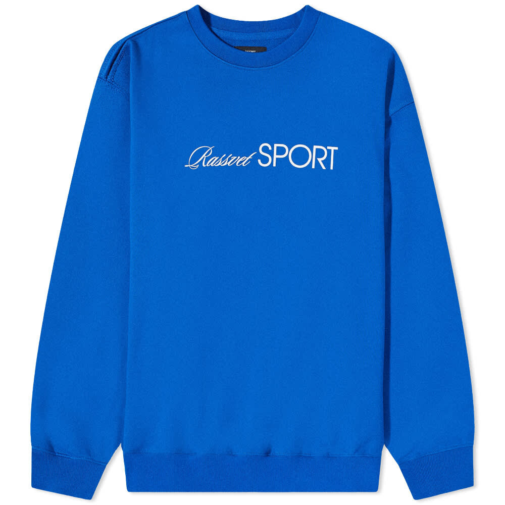 

Толстовка PACCBET Sport Logo Crew Sweat, Синий