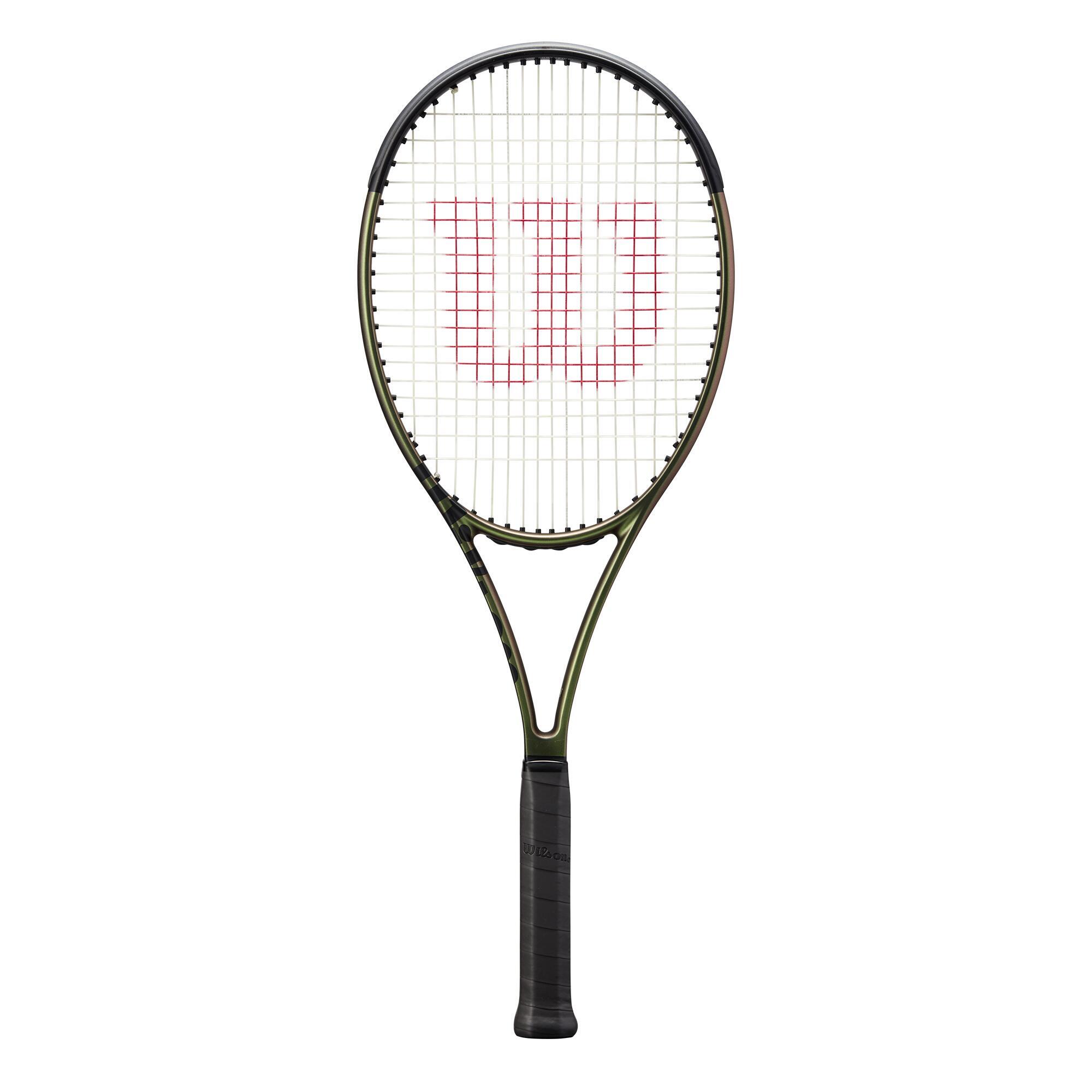 Теннисная ракетка Wilson - Blade 98 16×19 V8 Зеленая 305 г, темно-зеленый/черный