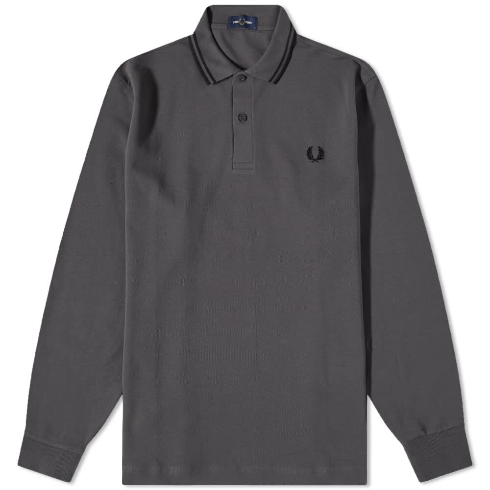 

Футболка Fred Perry Authentic Long Sleeve Twin Tipped Polo