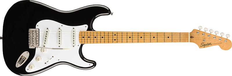 Squier Classic Vibe '50s Stratocaster, кленовый гриф, черный Fender фото