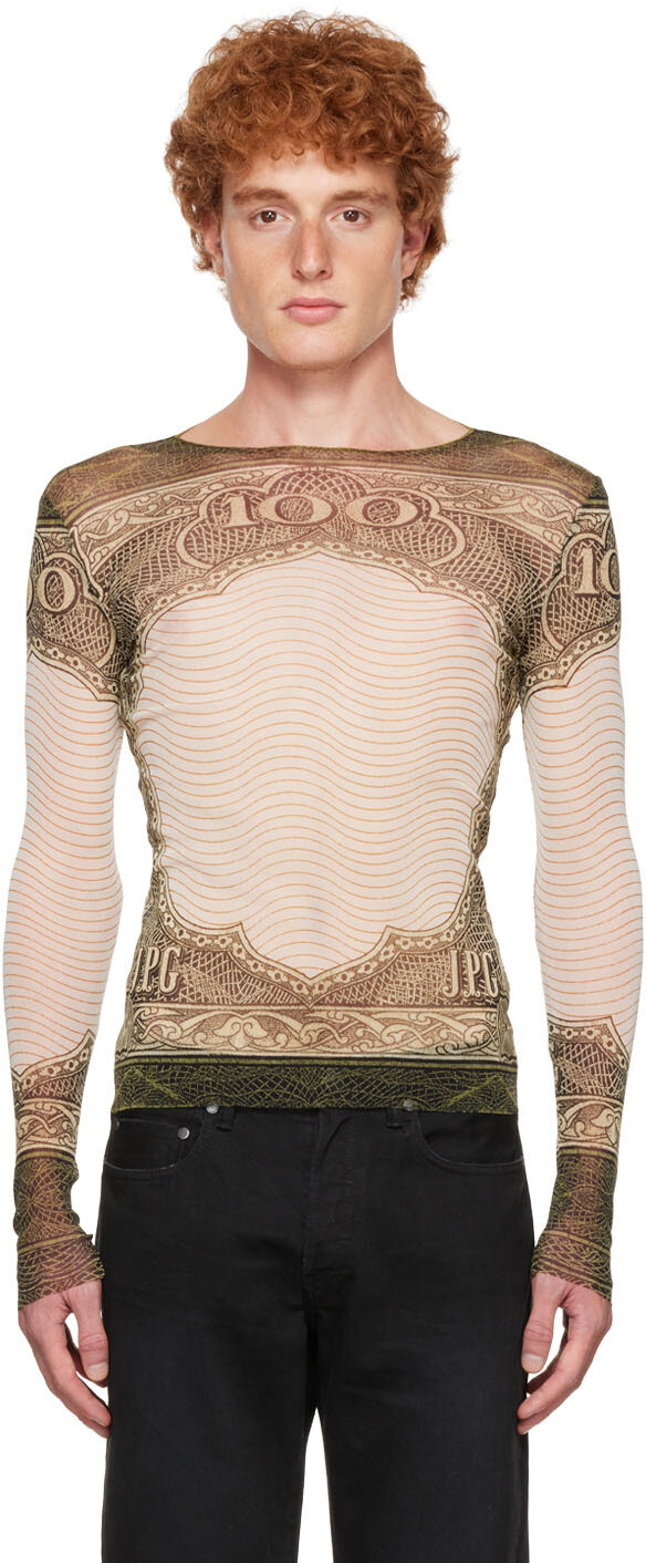 

Бежевая футболка Cartouche Jean Paul Gaultier