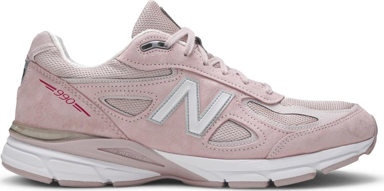 Лимитированные кроссовки New Balance 990v4 Made In USA 'Pink Ribbon', розовый - фото