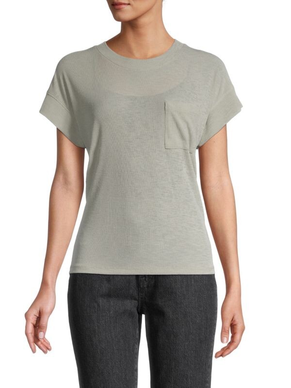 

Футболка Madewell Eastover с карманами, серый