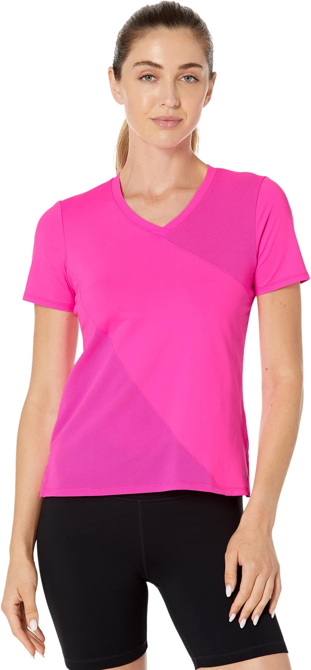 

Футболка Eleven by Venus Williams Wavy Short Sleeve, цвет Fuchsia