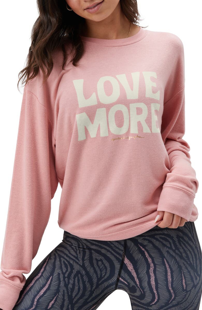 

Толстовка Love More Savasana SPIRITUAL GANGSTER, розовый