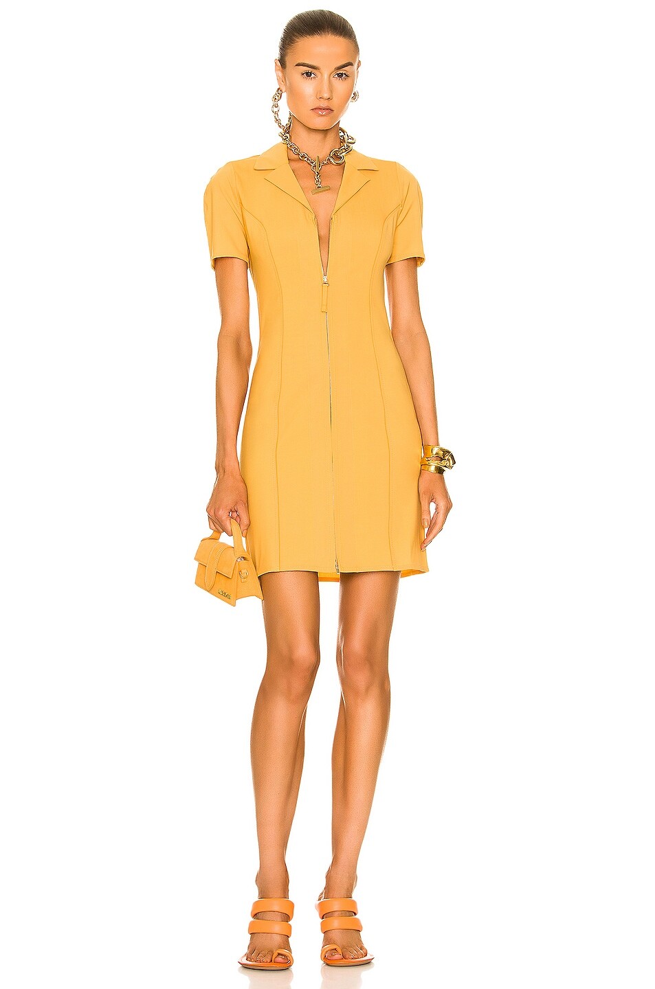 

Платье Jacquemus La Robe Tangelo, оранжевый