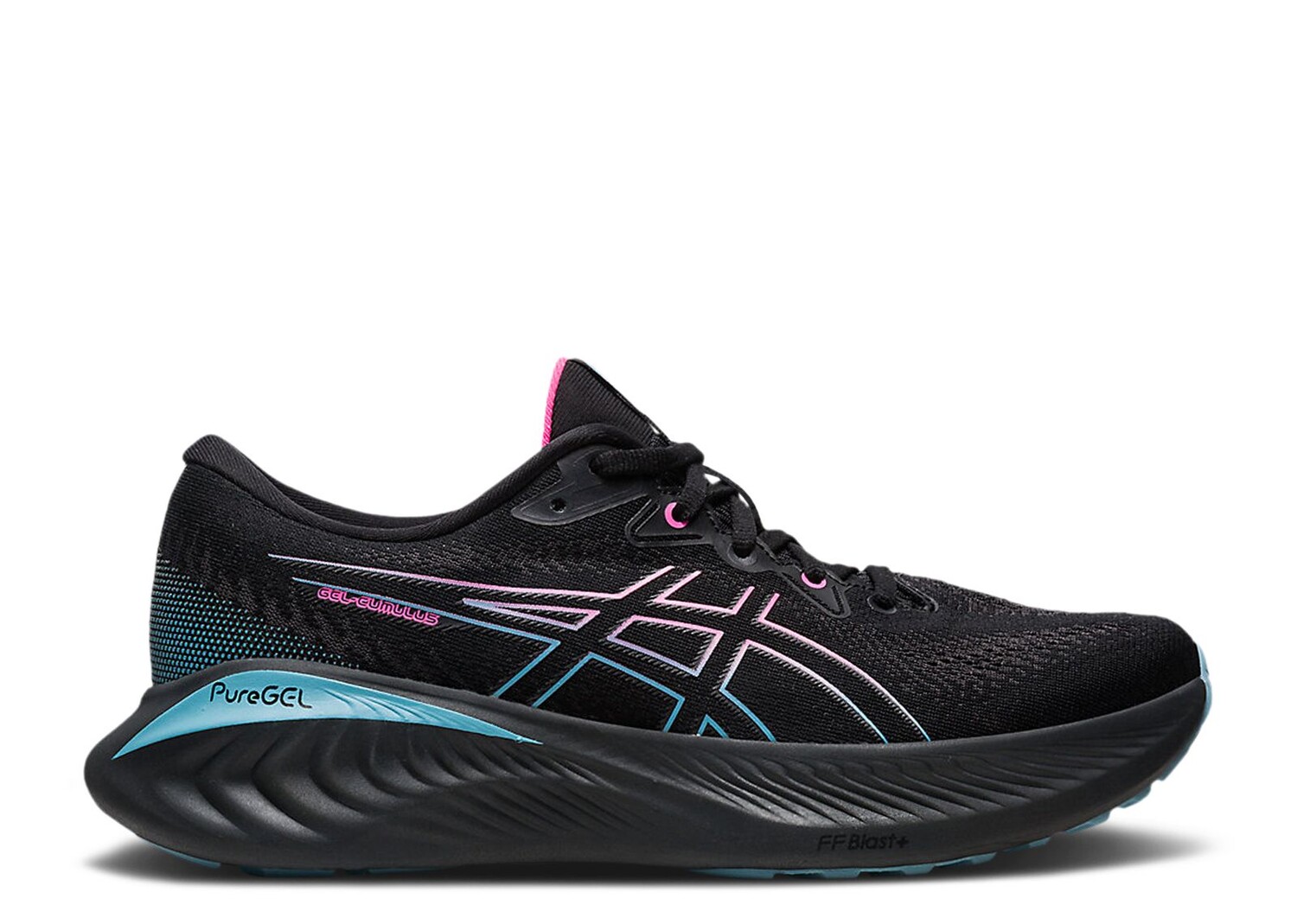 Кроссовки ASICS Wmns Gel Cumulus 25 Gore-Tex 'Black Hot Pink', черный кроссовки для бега asics gel cumulus 25 gore tex черный