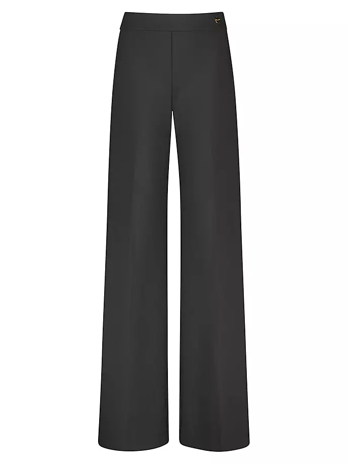 цена Anouk - Широкие брюки А-силуэта из эластичного джерси Callas Milano, черный