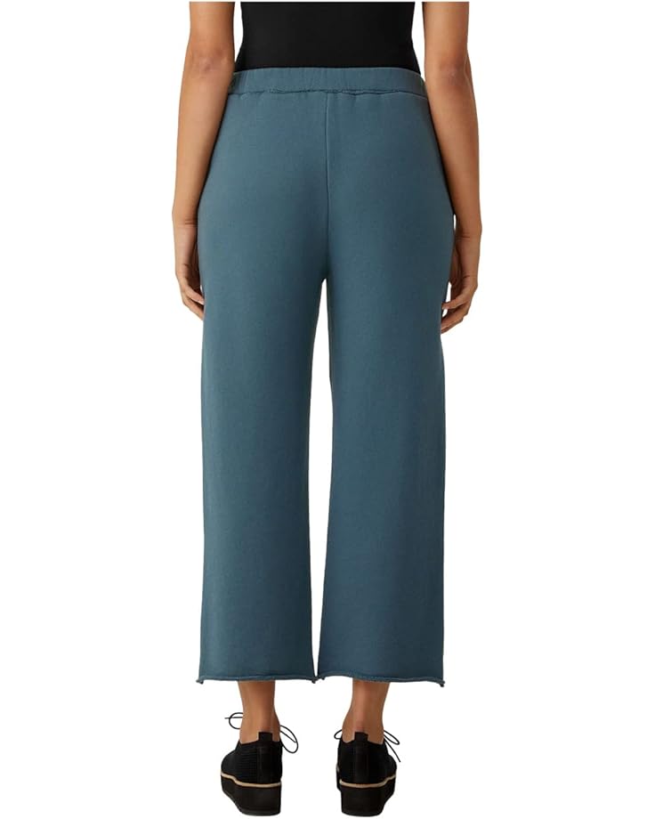 Брюки Eileen Fisher Cropped Straight Pants in Organic Cotton French Terry, цвет Eucalyptus