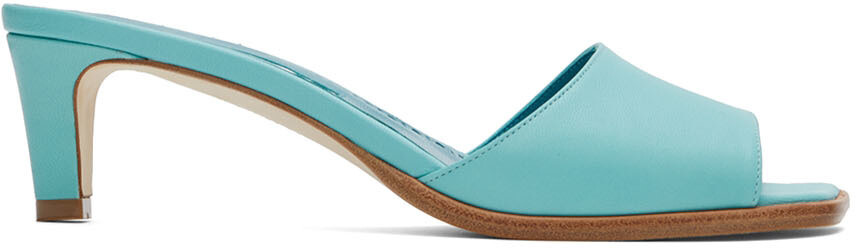 

Синие босоножки на каблуке Araspemu Manolo Blahnik
