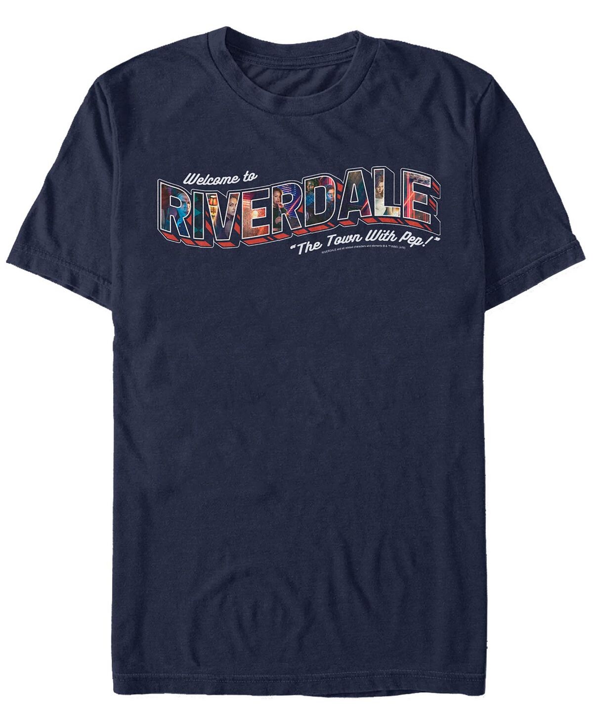 

Мужская футболка с коротким рукавом riverdale welcome Fifth Sun, синий