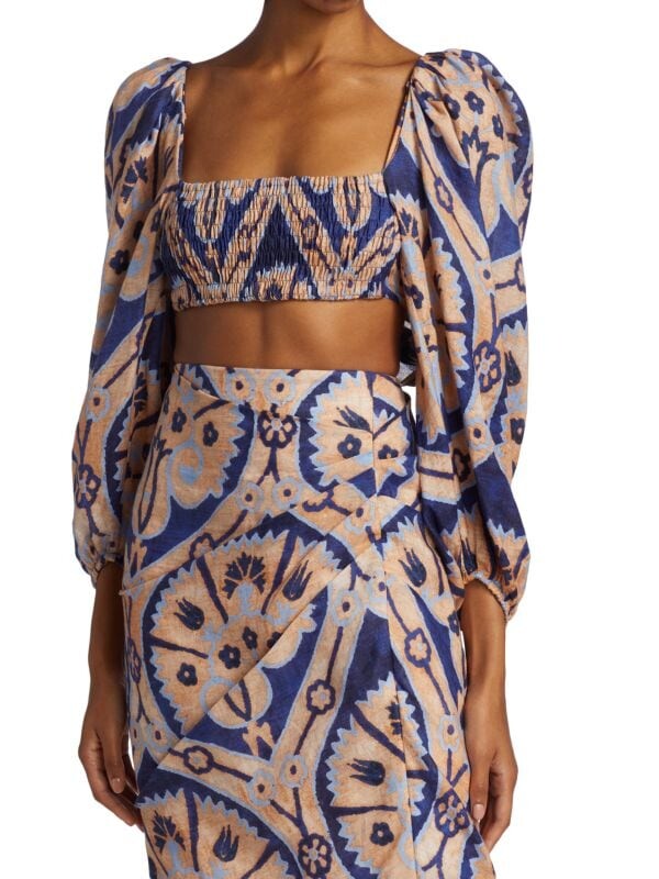 

Топ Johanna Ortiz Barú Filles De Joie, beige / blue
