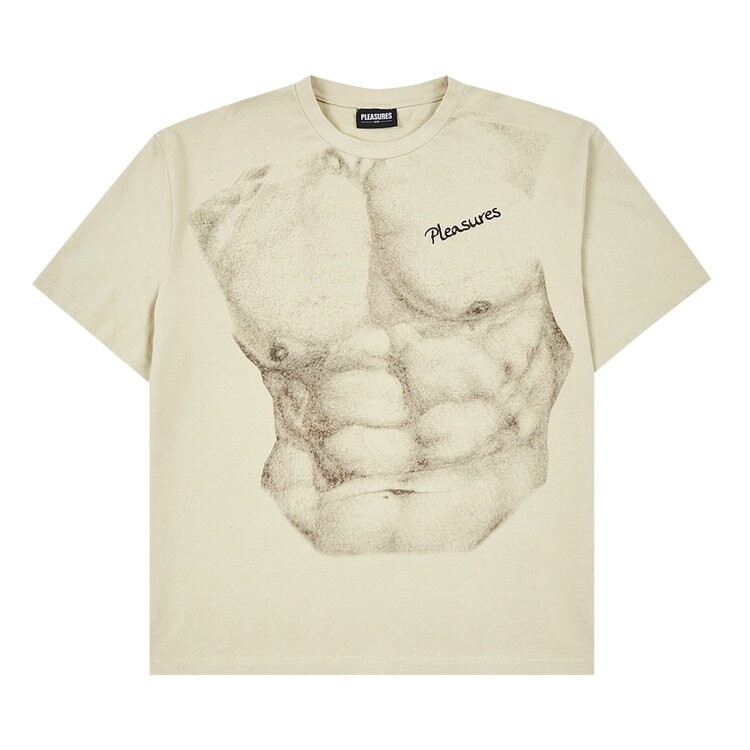 

Футболка Pleasures Torso Heavyweight T-Shirt 'Natural', белый
