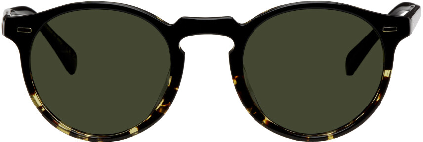 

Черно-черепаховые солнцезащитные очки Peck Estate Edition Gregory Peck Oliver Peoples