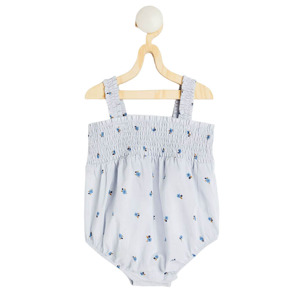 

Комбинезон на бретелях H&M Smocked Suit, голубой