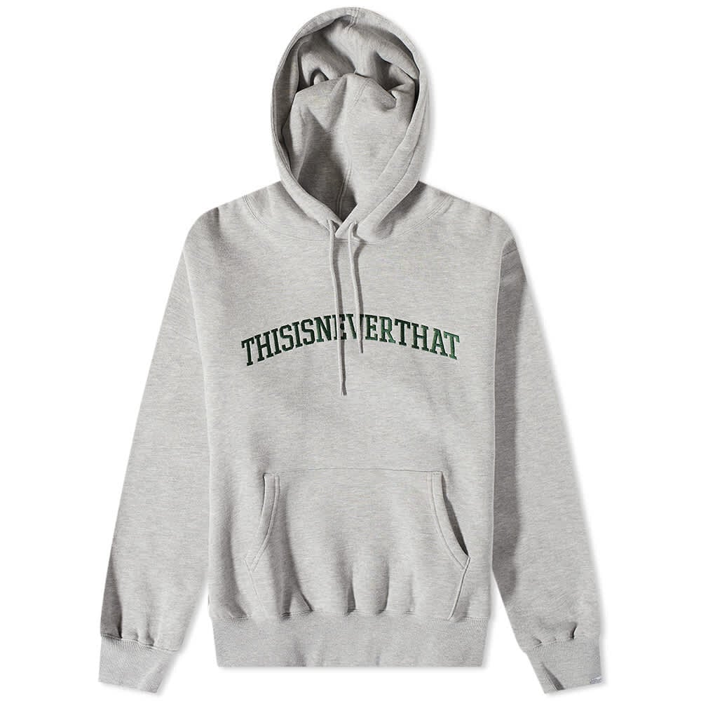 

Толстовка thisisneverthat Arch-Logo Pop Over Hoody, Серый