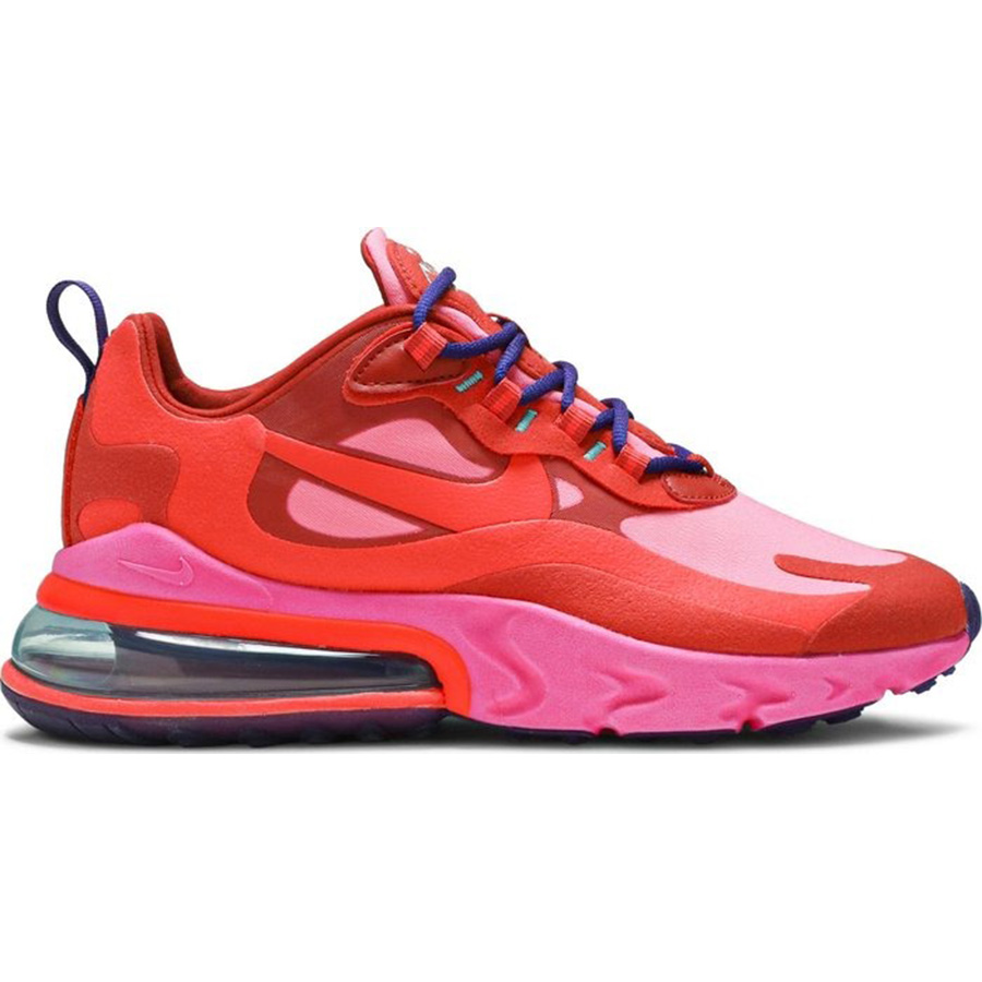 Кроссовки Nike Wmns Air Max 270 React 'Mystic Red Pink Blast', красный/мультиколор кроссовки nike air max 270 react черный белый