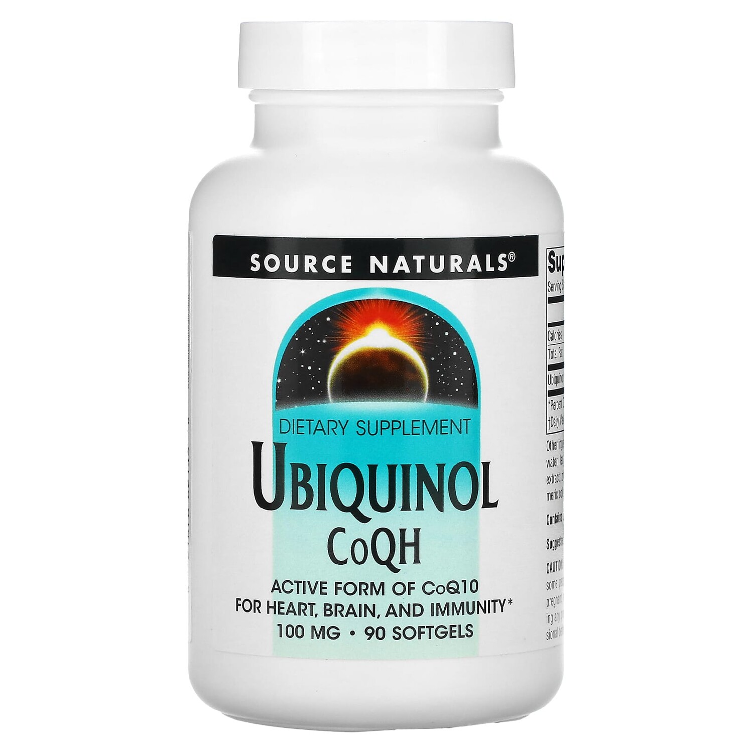 

Убихинол CoQH, 100 мг, 90 капсул, Source Naturals