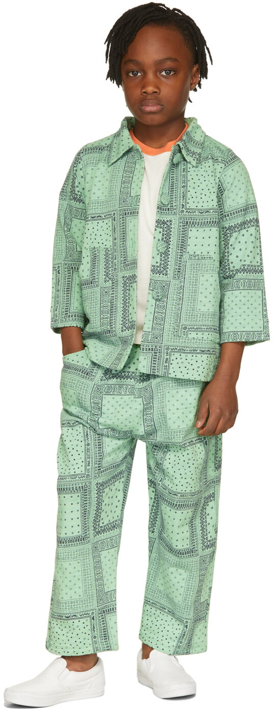 

Детская зеленая бандана Playhouse Jacket Misha & Puff