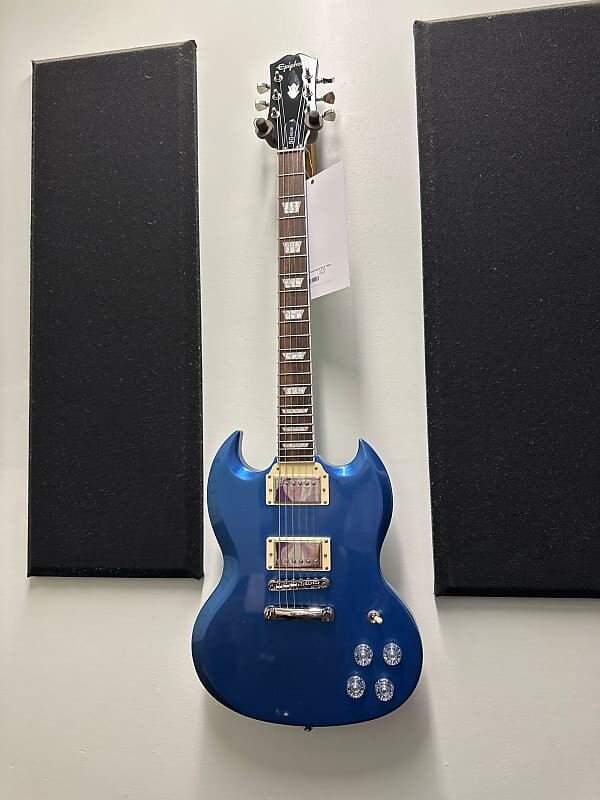 

Epiphone SG Muse-радио синий металлик