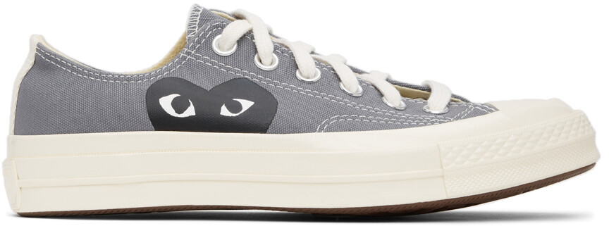 

Серые низкие кроссовки Converse Edition Half Heart Chuck 70 Comme des Garçons Play, Серый