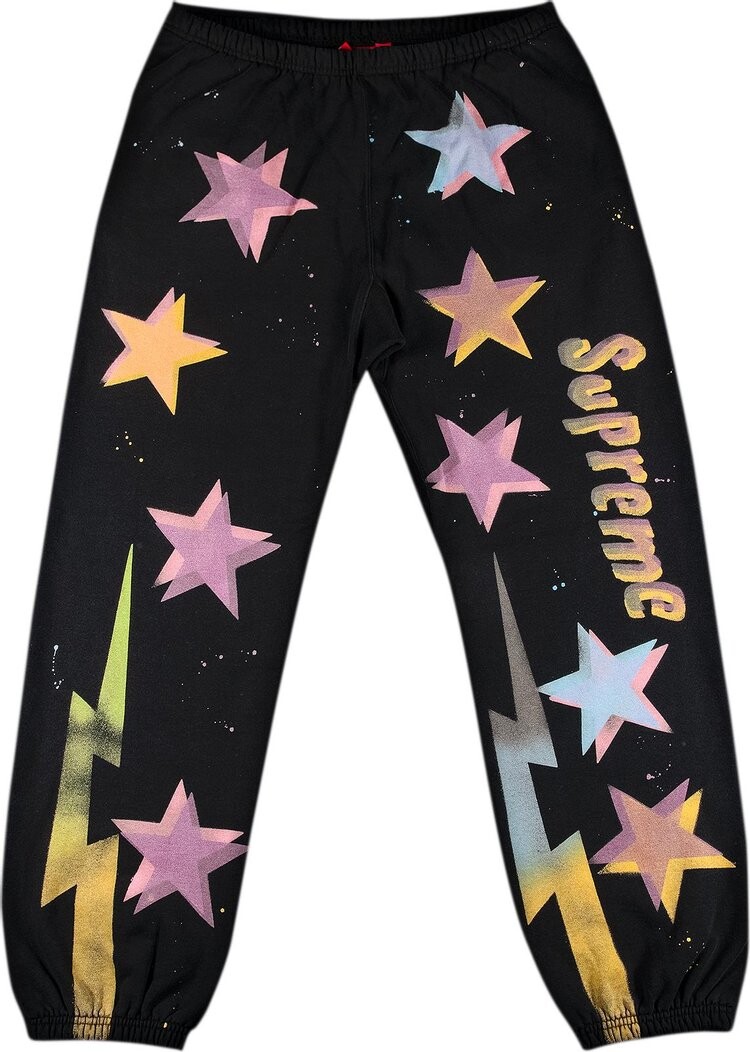 

Спортивные брюки Supreme Gonz Stars Sweatpant 'Black', черный