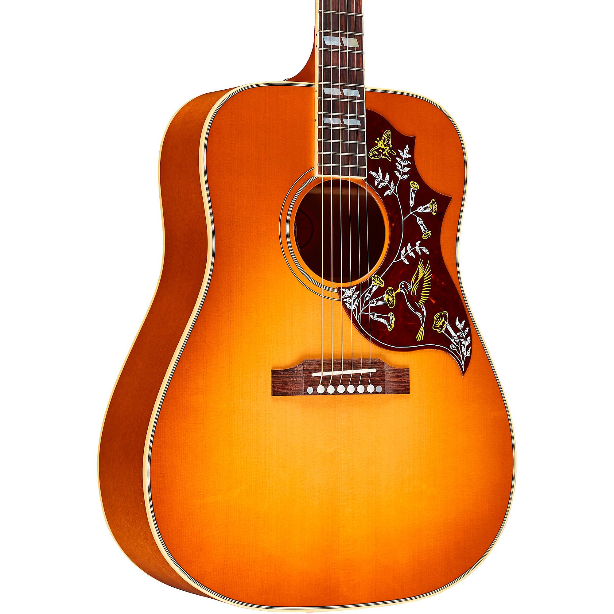 Оригинальная акусто-электрическая гитара Gibson Hummingbird Heritage Cherry Sunburst