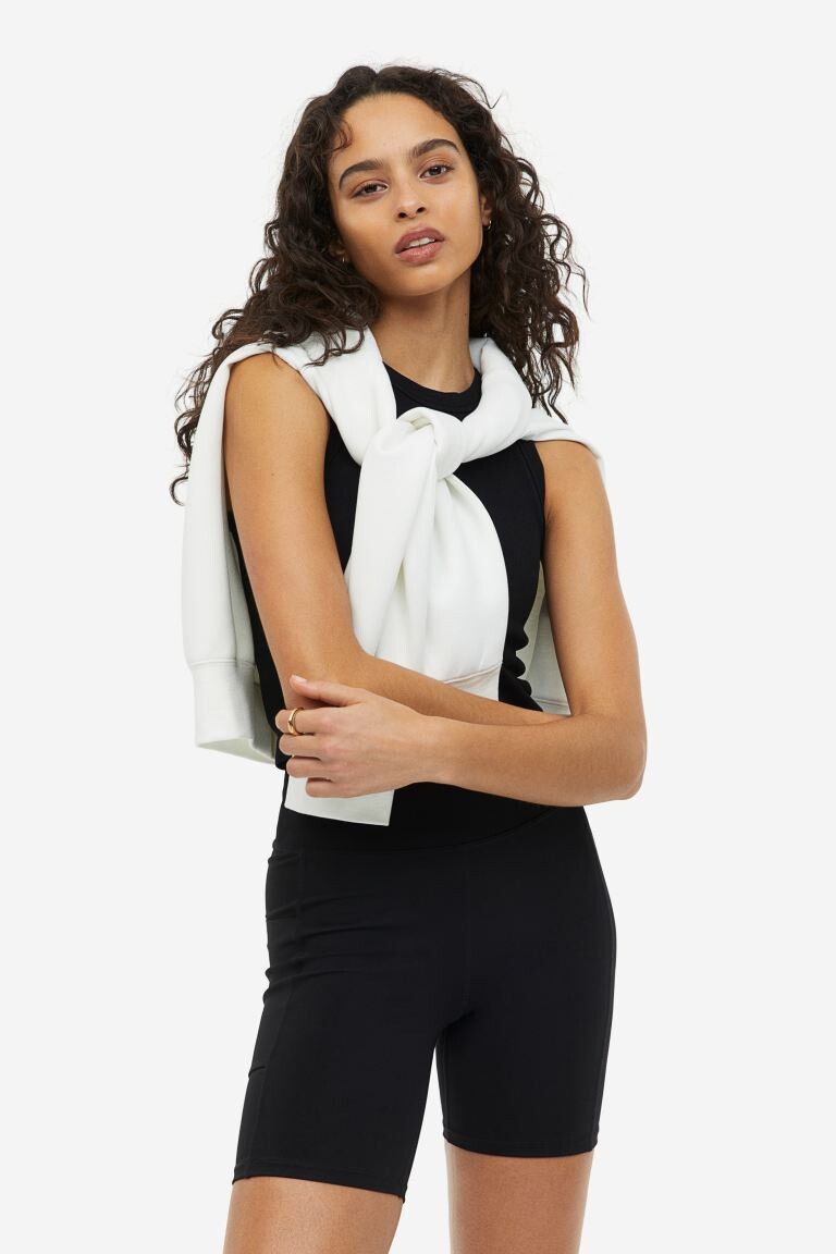 

Спортивные велосипедные шорты DryMove с карманом H&M, черный