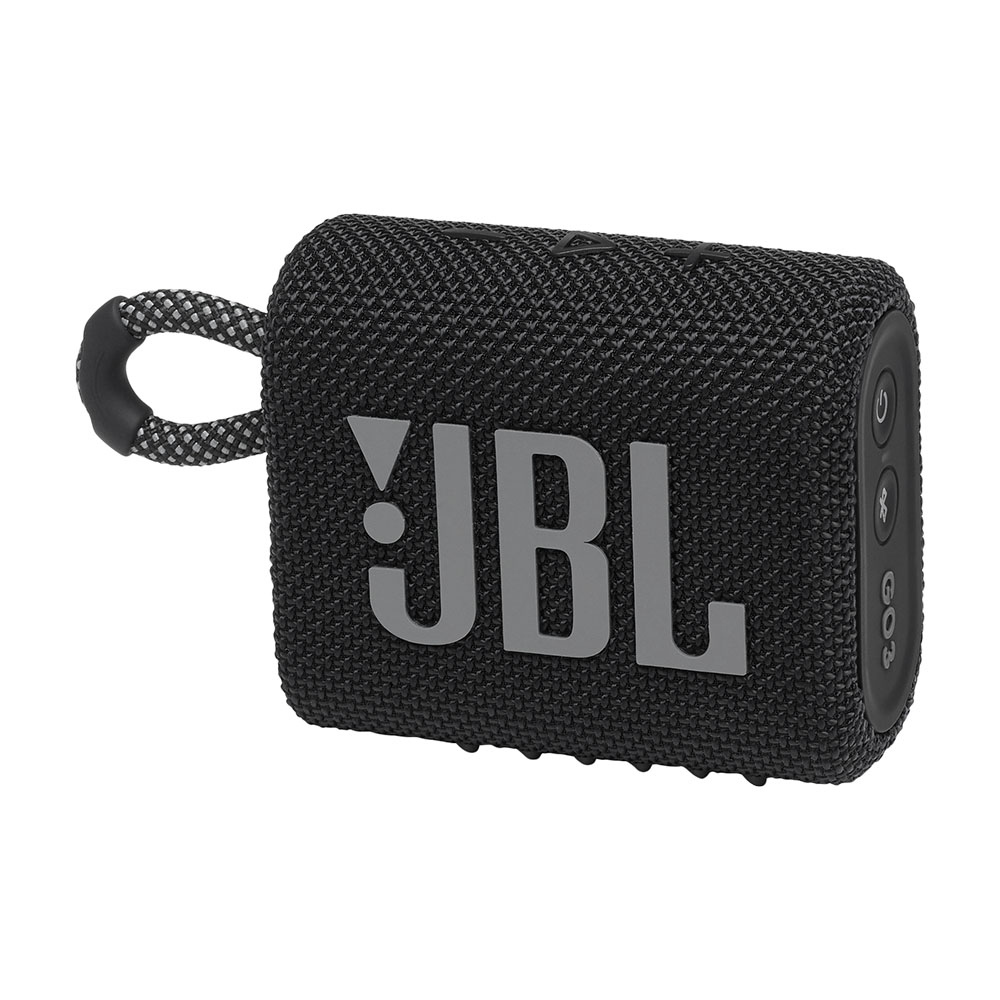 Портативная акустическая система JBL Go 3, черный портативная акустическая система jbl go 3 камуфляж