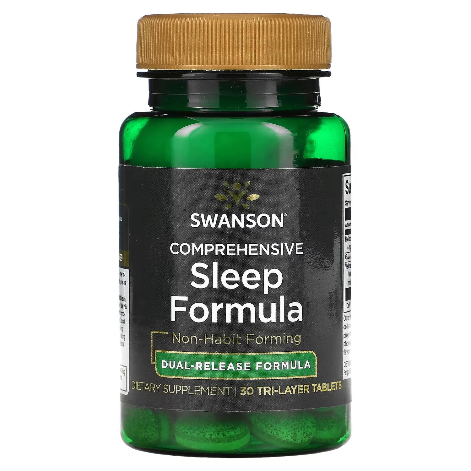 

Комплексная формула для сна Swanson, 30 трехслойных таблеток