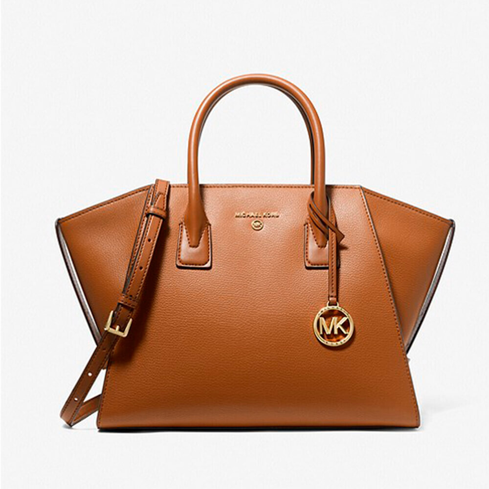 

Сумка Michael Michael Kors Avril Large Leather Top-Zip, коричневый