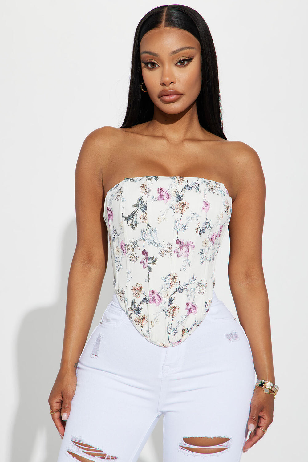 

Топ Fashion Nova 23GWF1096, белый