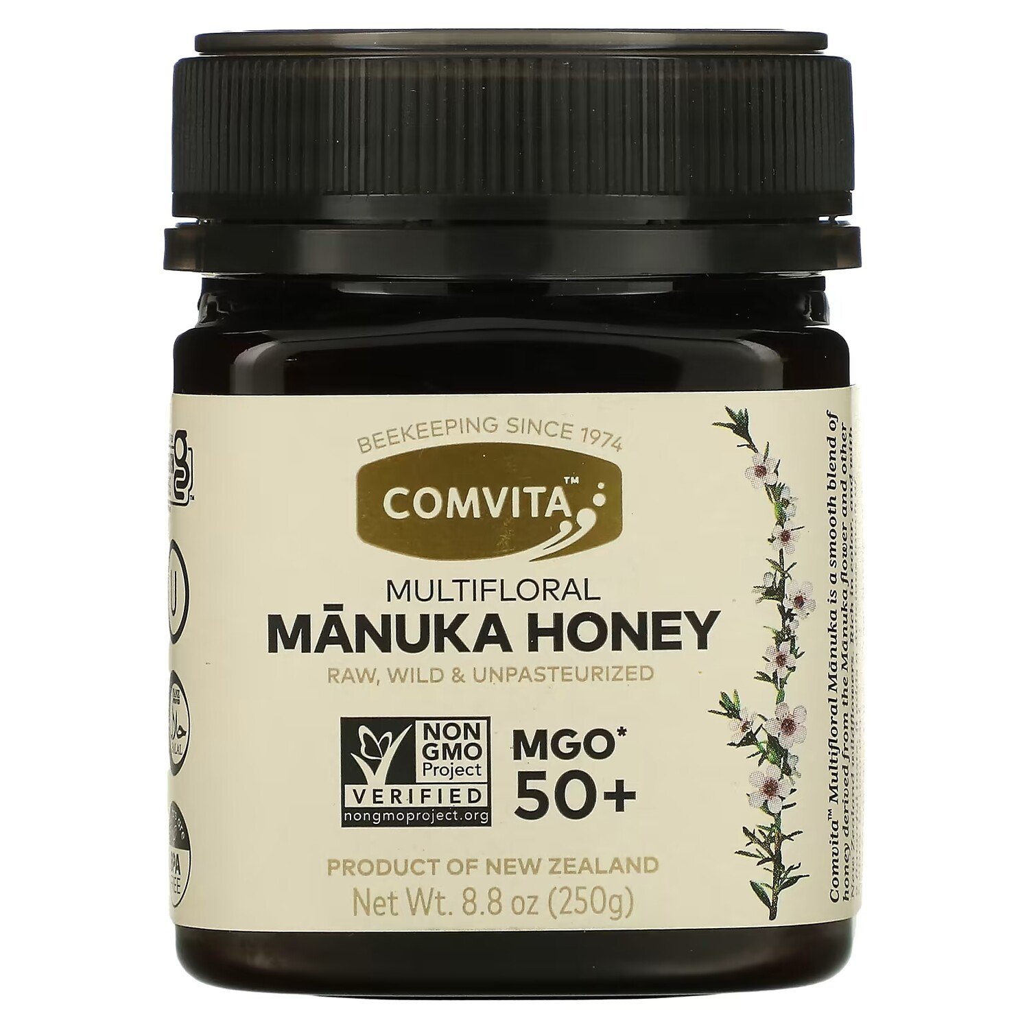 

Comvita Raw многоцветковый мед манука MGO 50+, 250 г