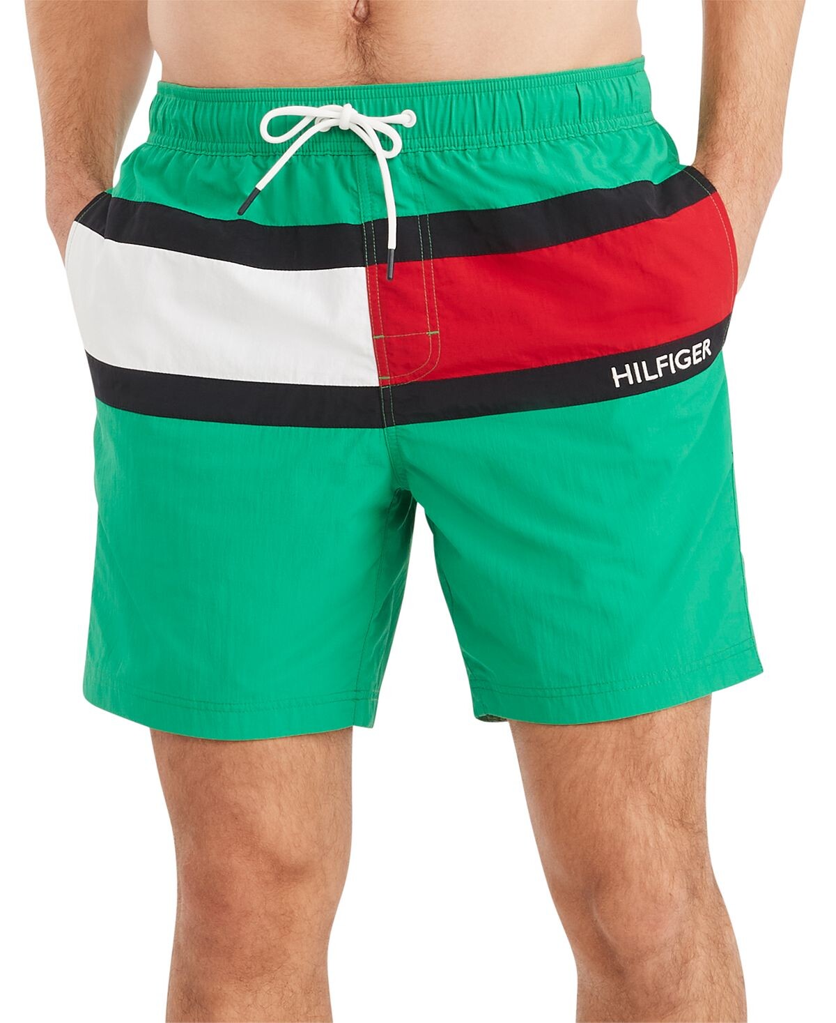 

Мужские плавки tommy flag 6,5, созданные для macy's Tommy Hilfiger, мульти