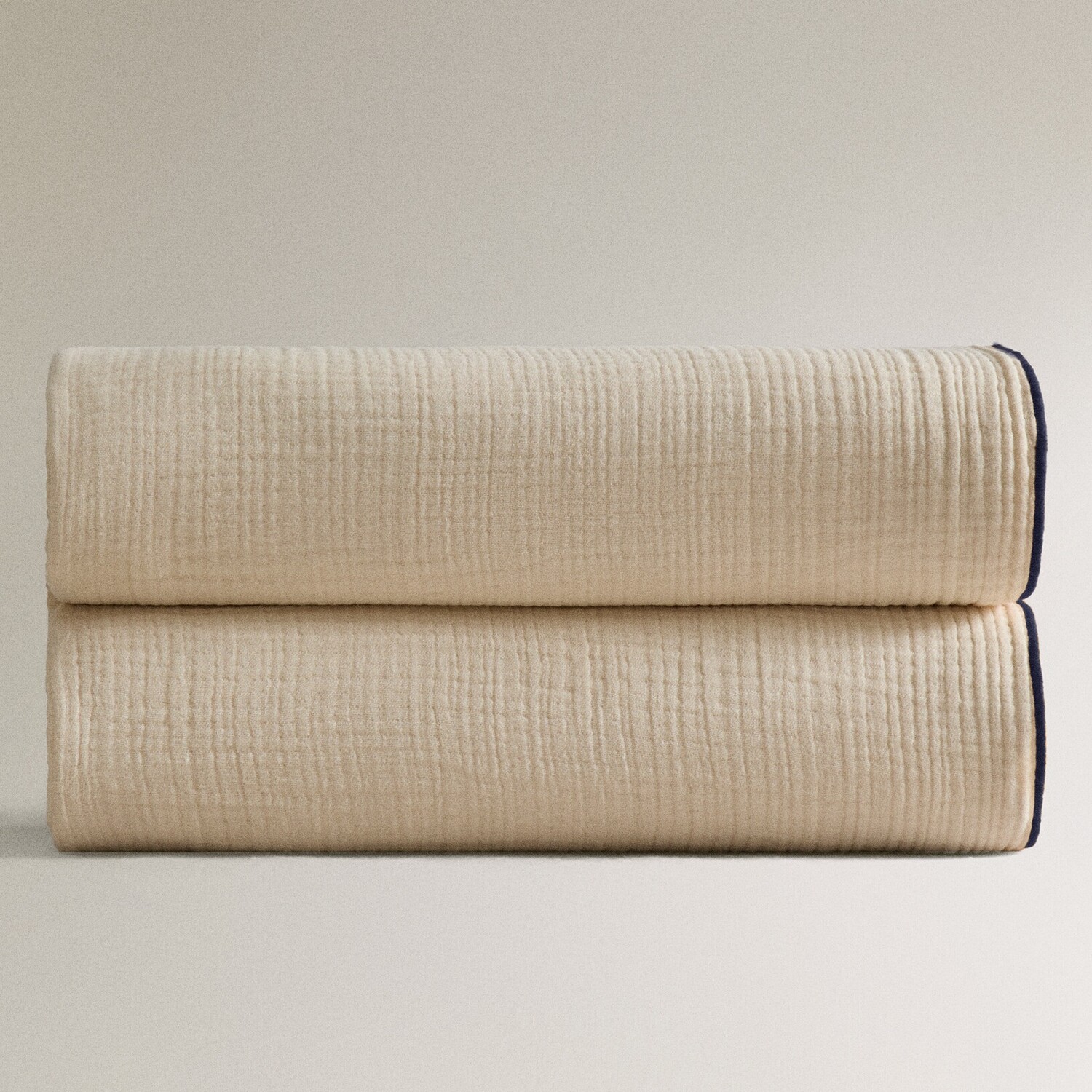

Плед Zara Home Muslin, синий, 140х190 см